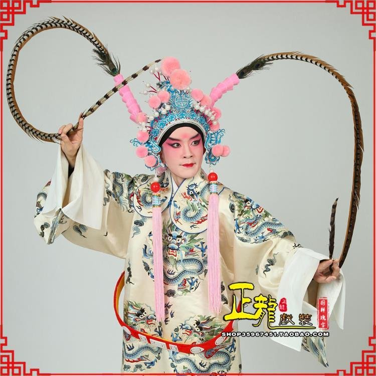 邯郸京剧戏曲道具用品舞台演出精品羽毛雉鸡毛 翎子