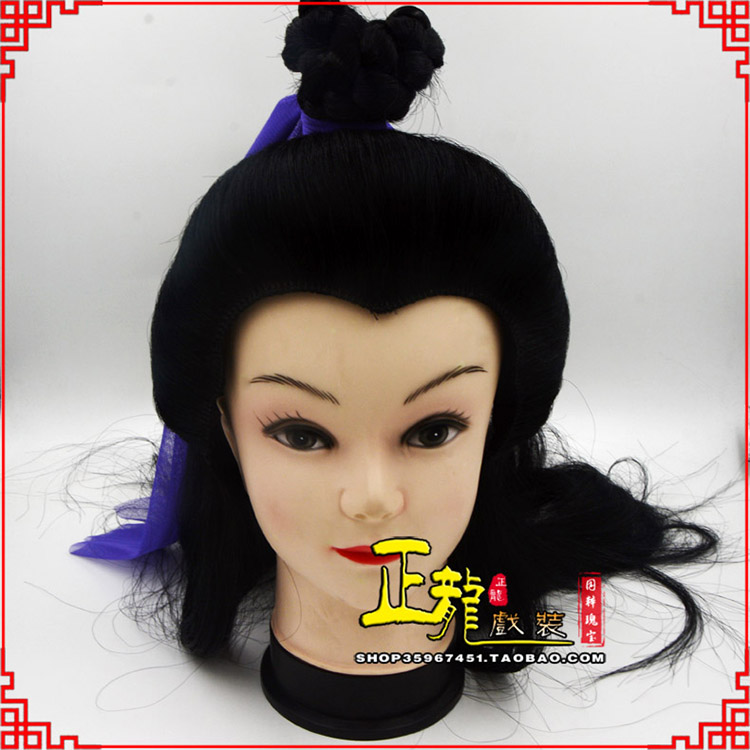 邯郸小生头套董永头套古装假发青年头套