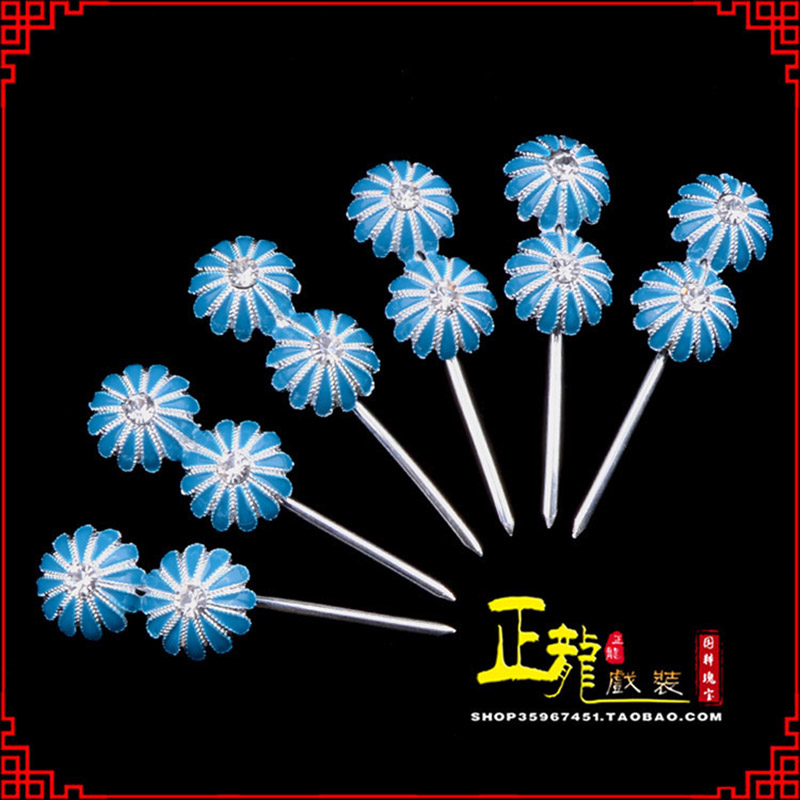 邯郸头面泡子旦角化妆头饰 仿点绸泡子