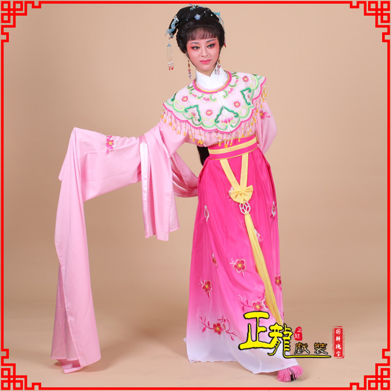 邯郸水袖青衣练功花旦服 梅花古装衣