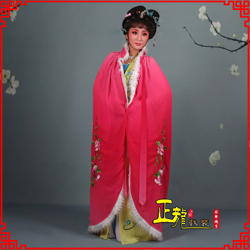 邯郸小花旦绣花斗篷 花旦披风